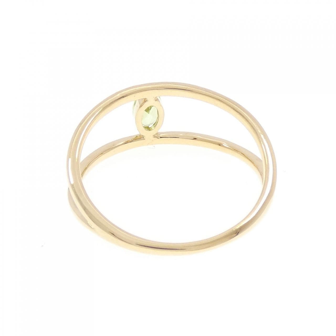 【新品】K18YG ペリドット リング