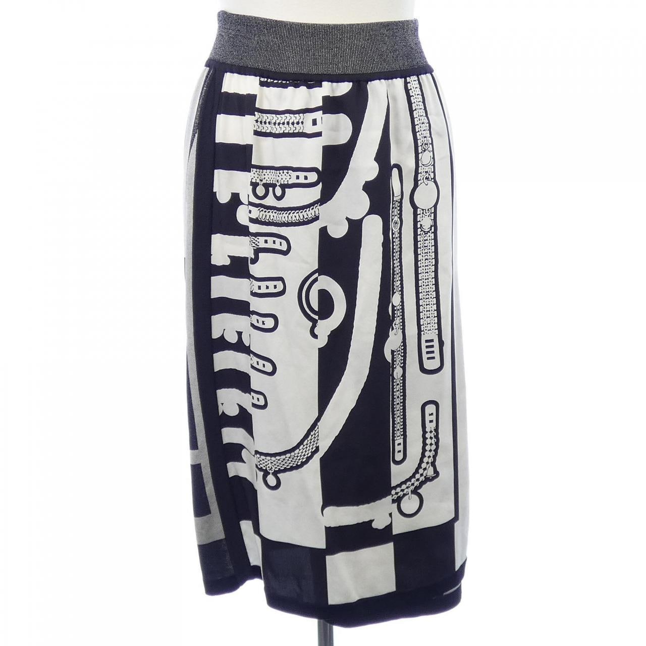 エルメス HERMES TRESOR DE MEDOR RAYURE 2H2836D5 ツイルレーヌ スカート