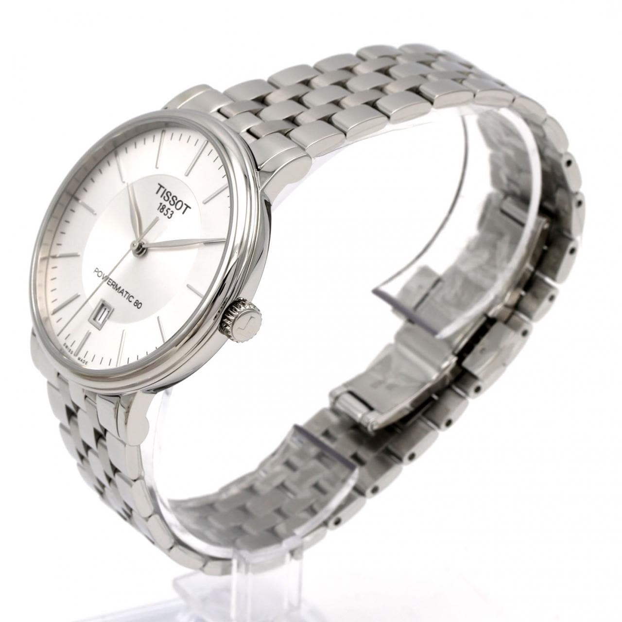 【新品】ティソ カーソン プレミアムパワーマティック80 T122.407.11.031.00 SS 自動巻