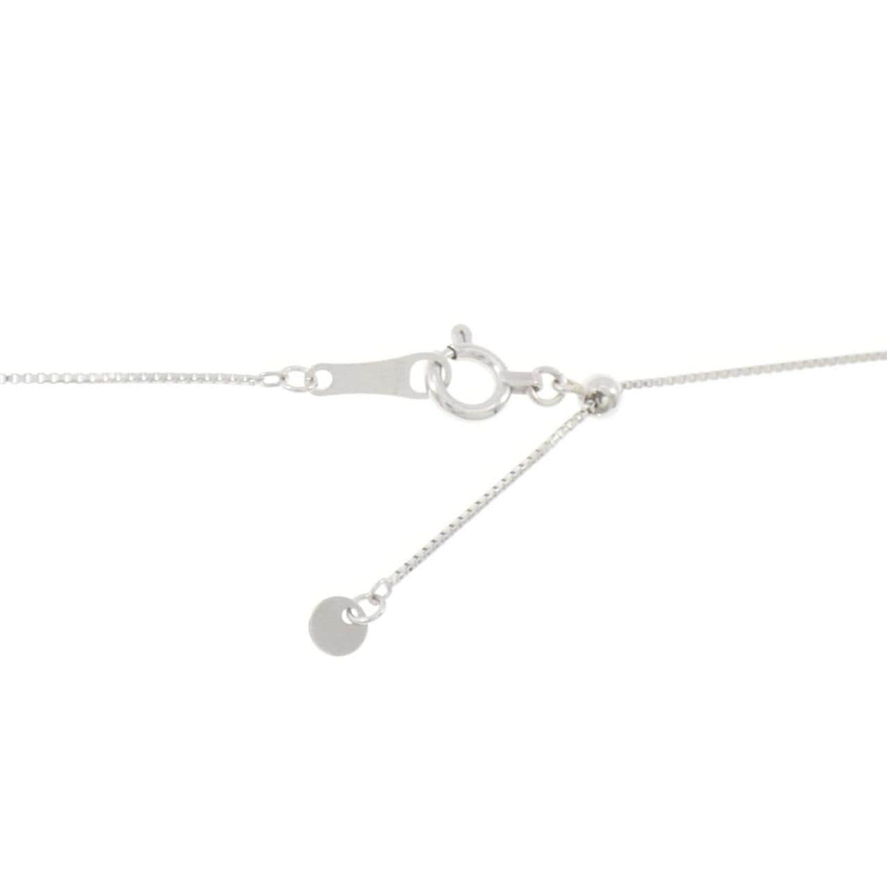 K18WG ダイヤモンド ネックレス 0.558CT