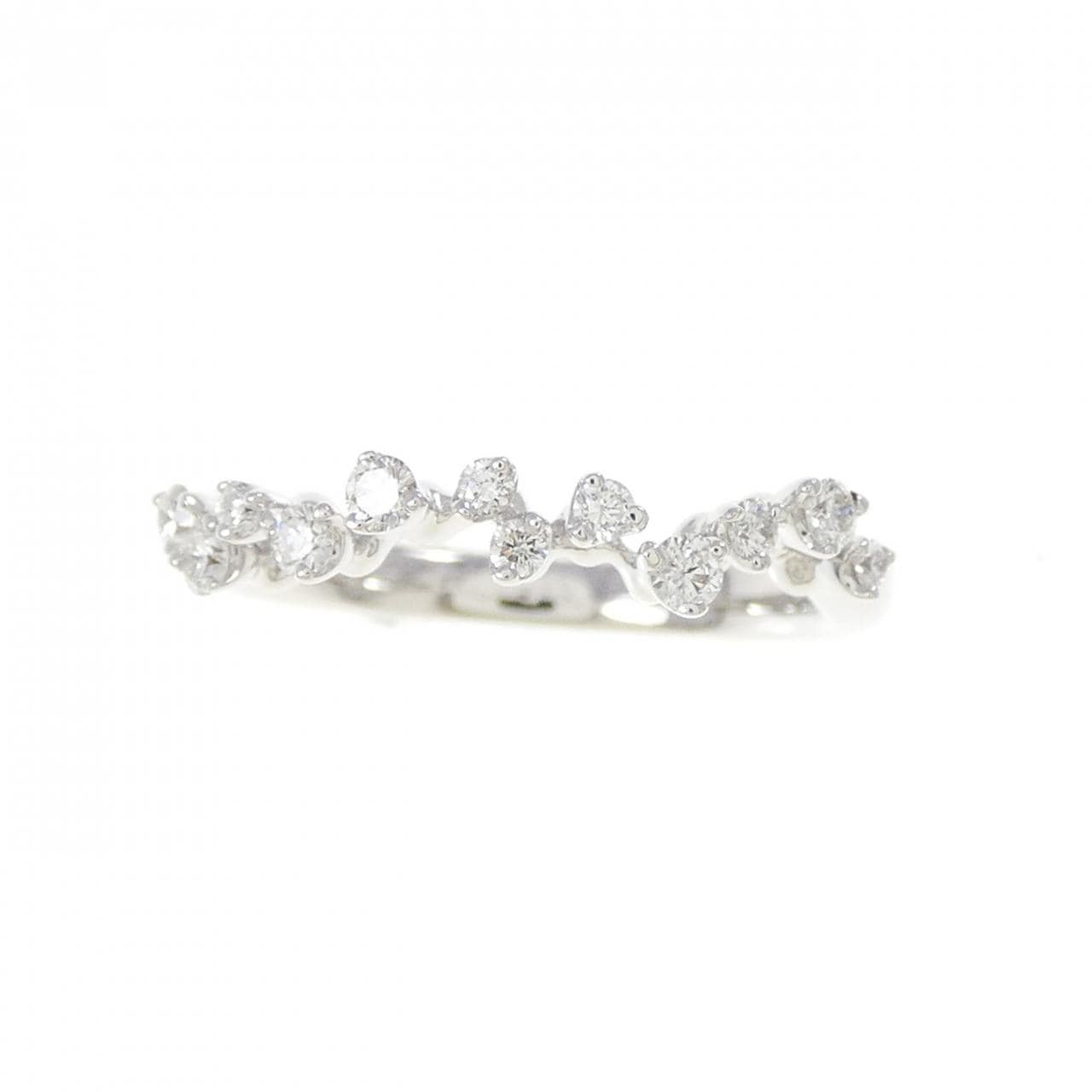 K18WG ダイヤモンド リング 0.21CT