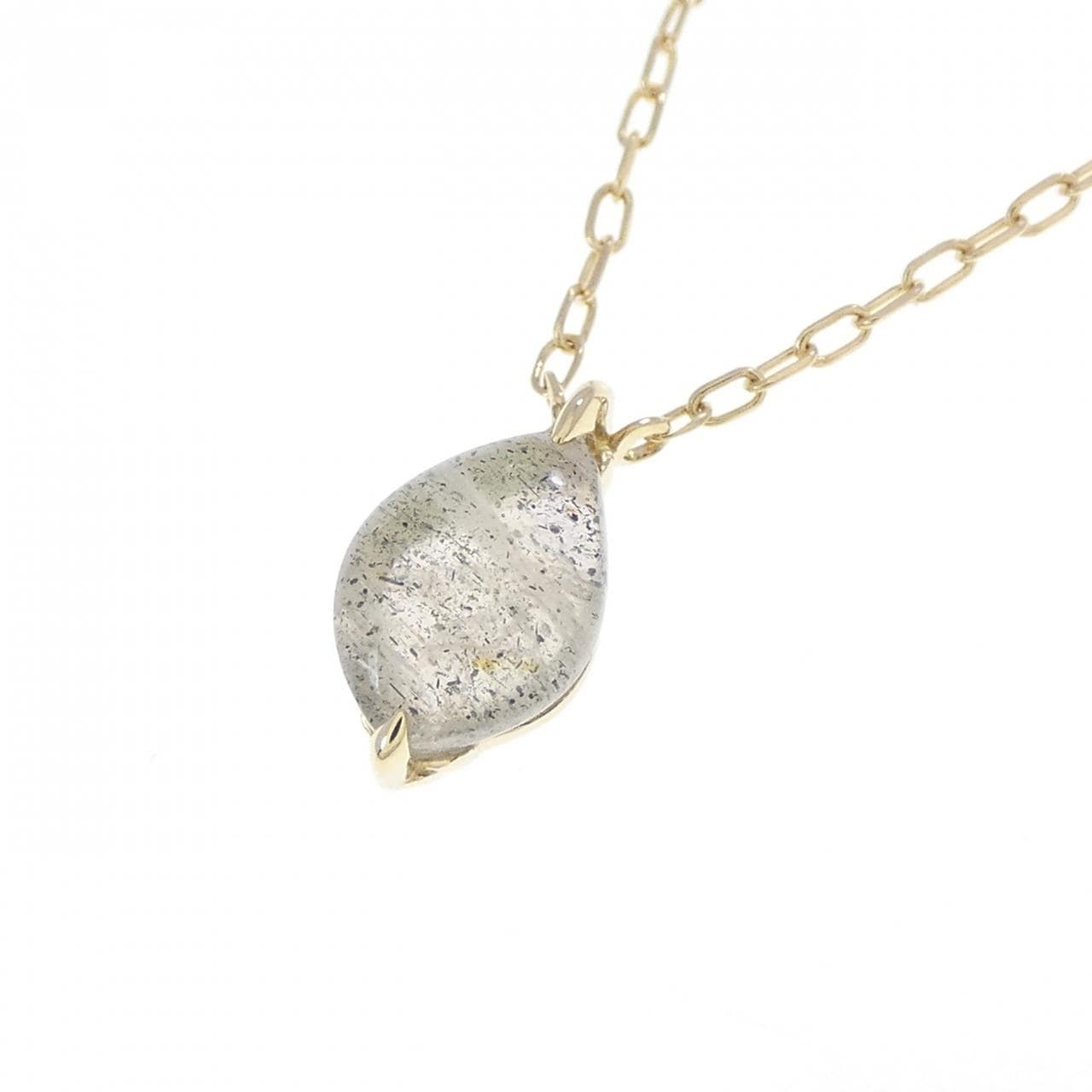 K10YG ラブラドライト ネックレス