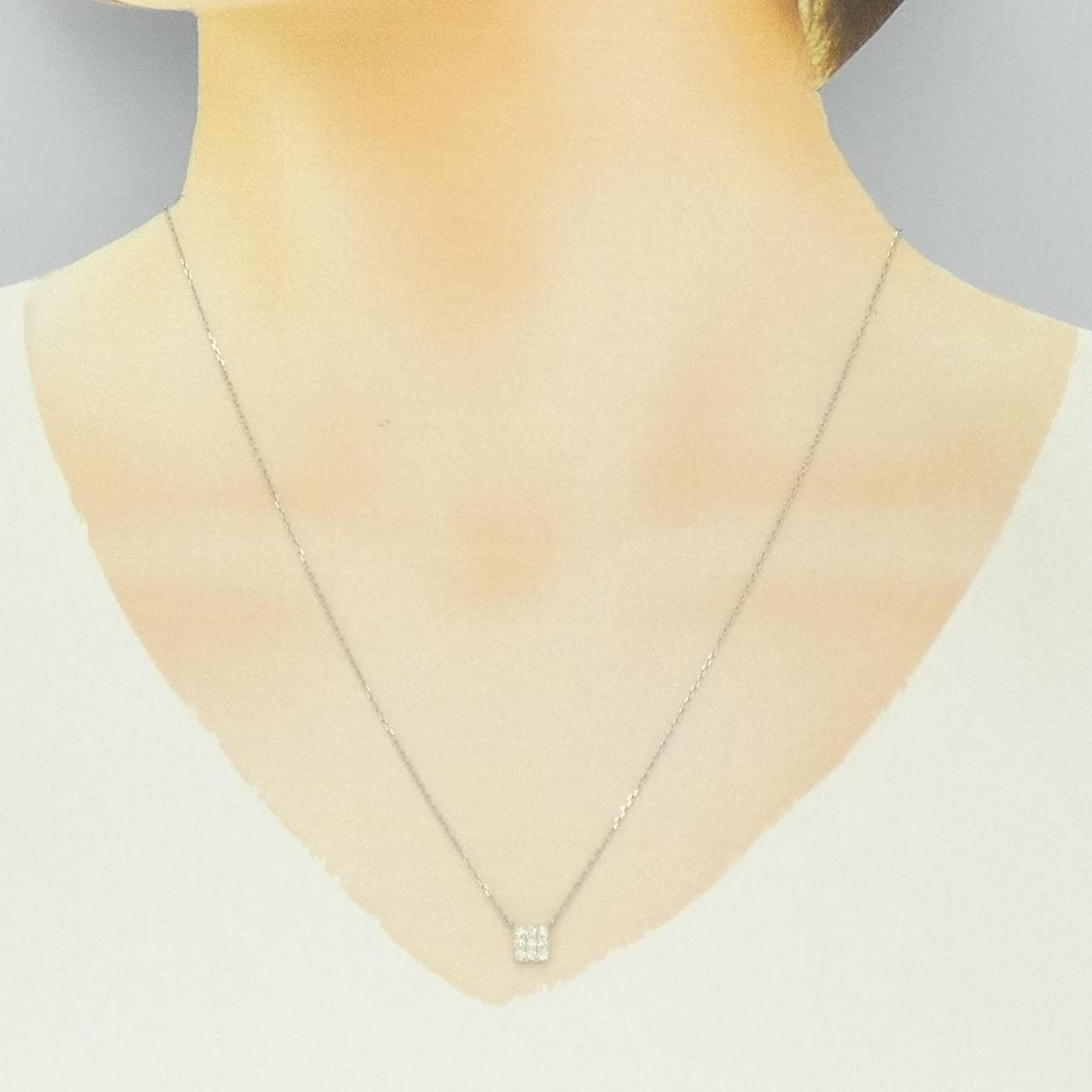 エテ ダイヤモンド ネックレス 0.1CT