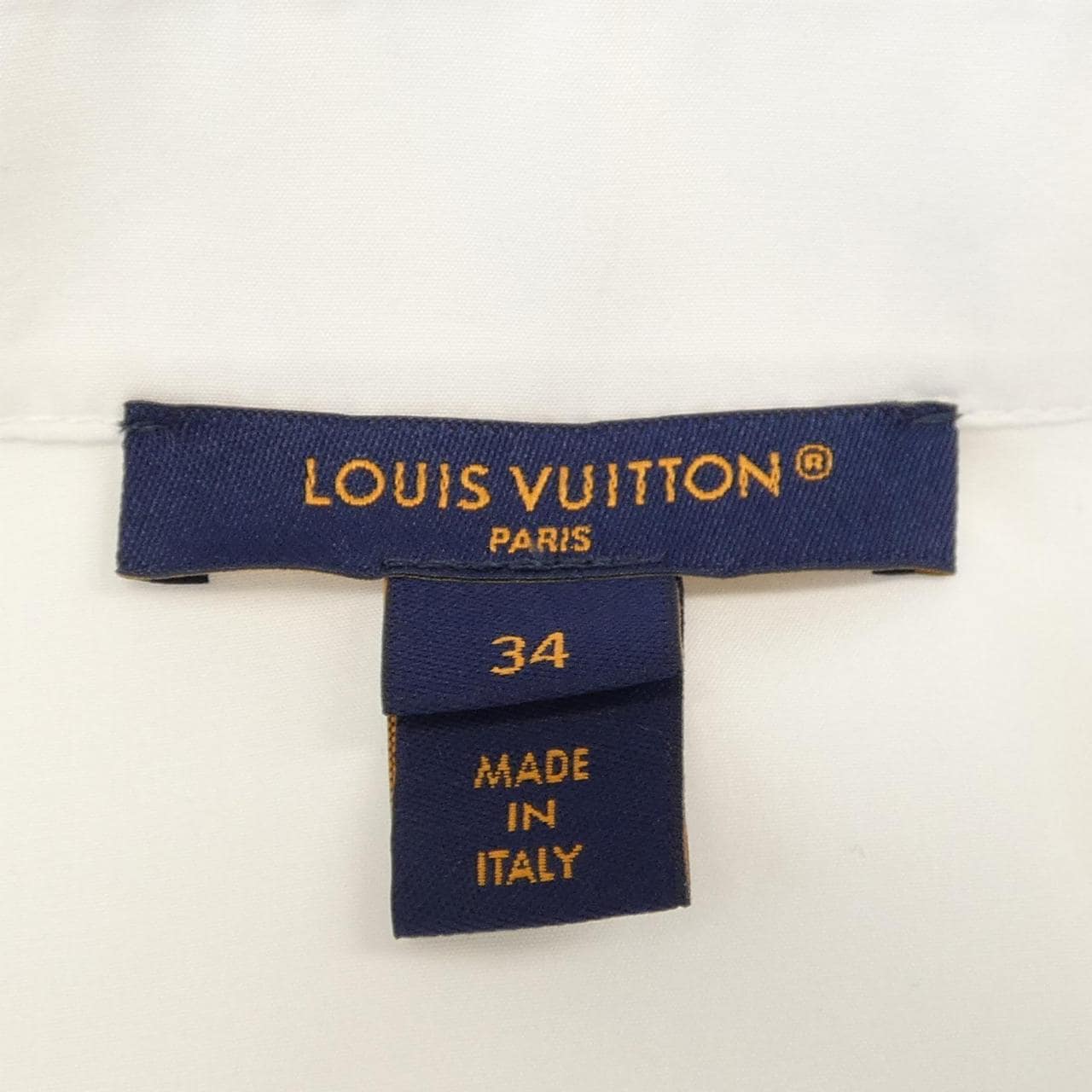 ルイヴィトン LOUIS VUITTON プリーツショルダーコットンポプリンシャツ FOTP97RK2 シャツ