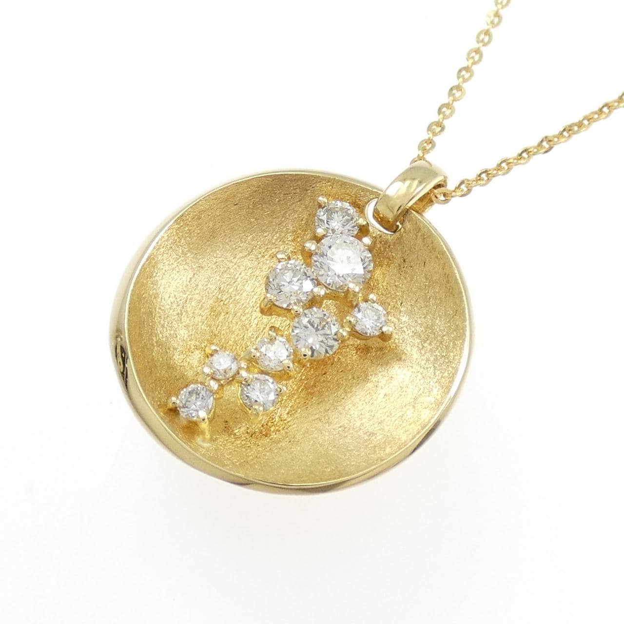K18YG ダイヤモンド ネックレス 0.38CT