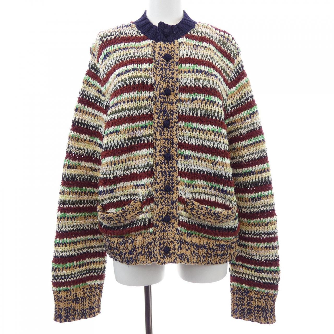 サカイ SACAI MIX KNIT CARDIGAN 26-08339 カーディガン