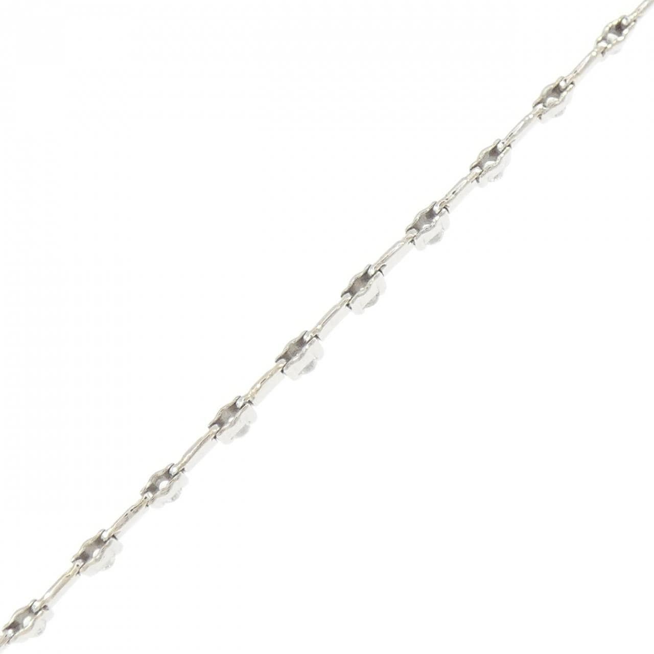 K18WG ダイヤモンド ブレスレット 0.93CT