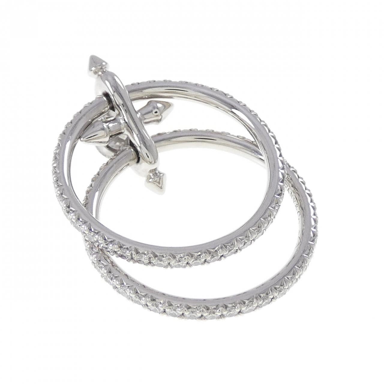 ティファニー タイタン セッティング リング 0.39CT H VS1 3EXT