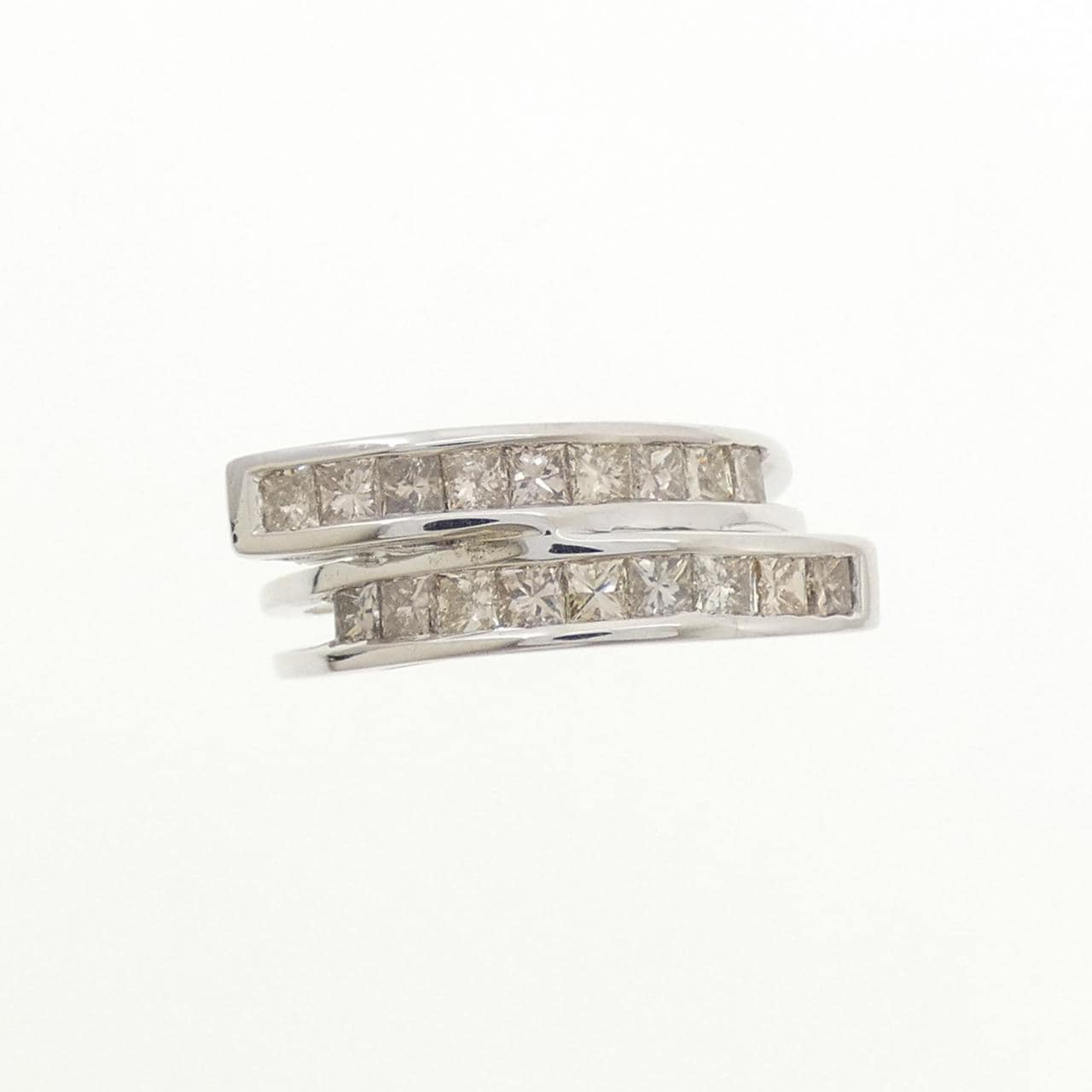 750WG ダイヤモンド リング 1.10CT