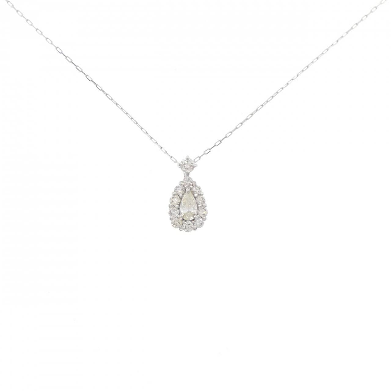 【新品】PT900/PT850 ダイヤモンド ネックレス 0.18CT