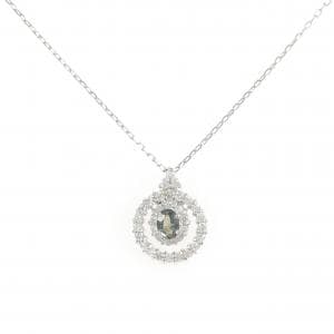PT900/PT850 アレキサンドライト ネックレス 0.26CT