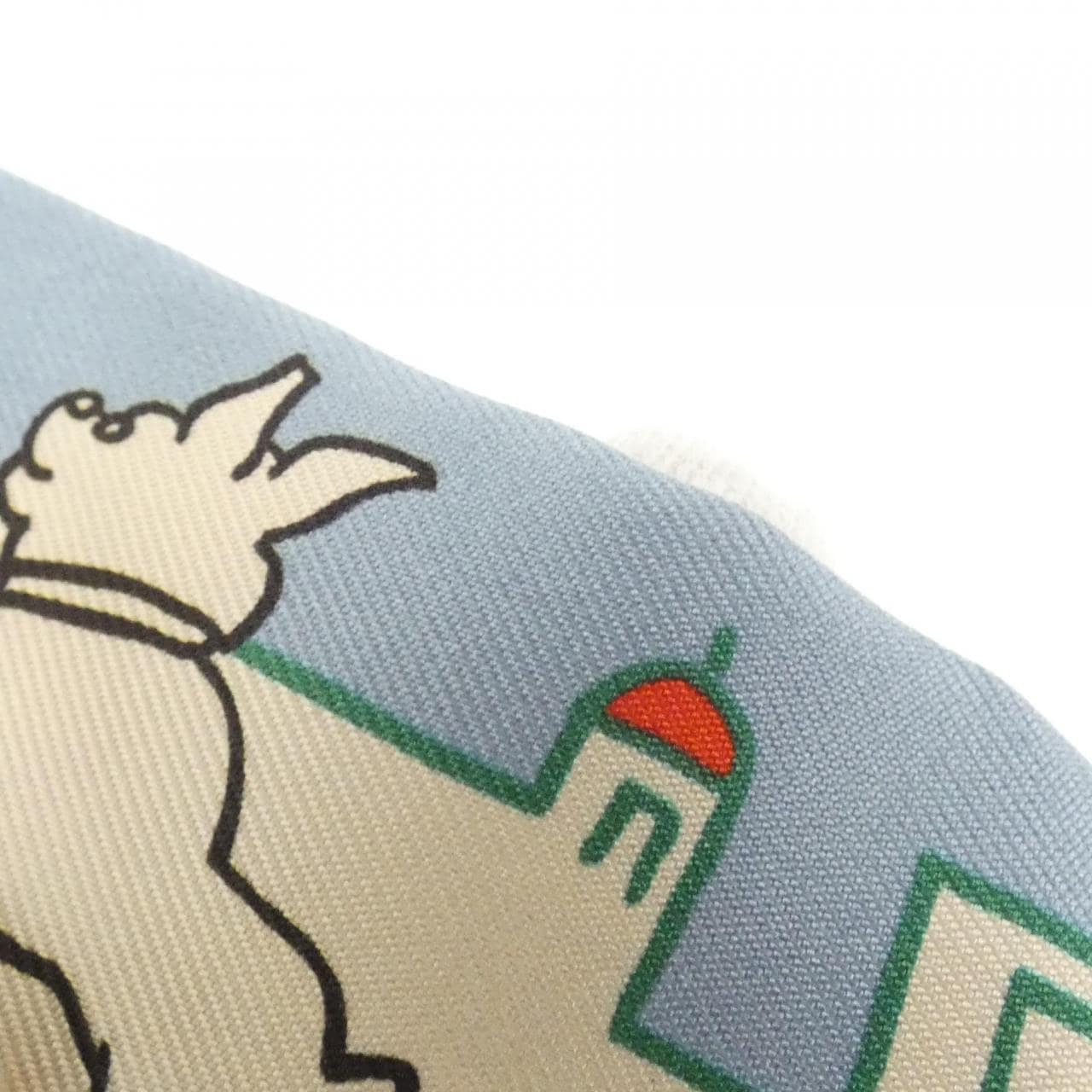 エルメス LES CHIENS PARISIENS ツイリー 064116S スカーフ