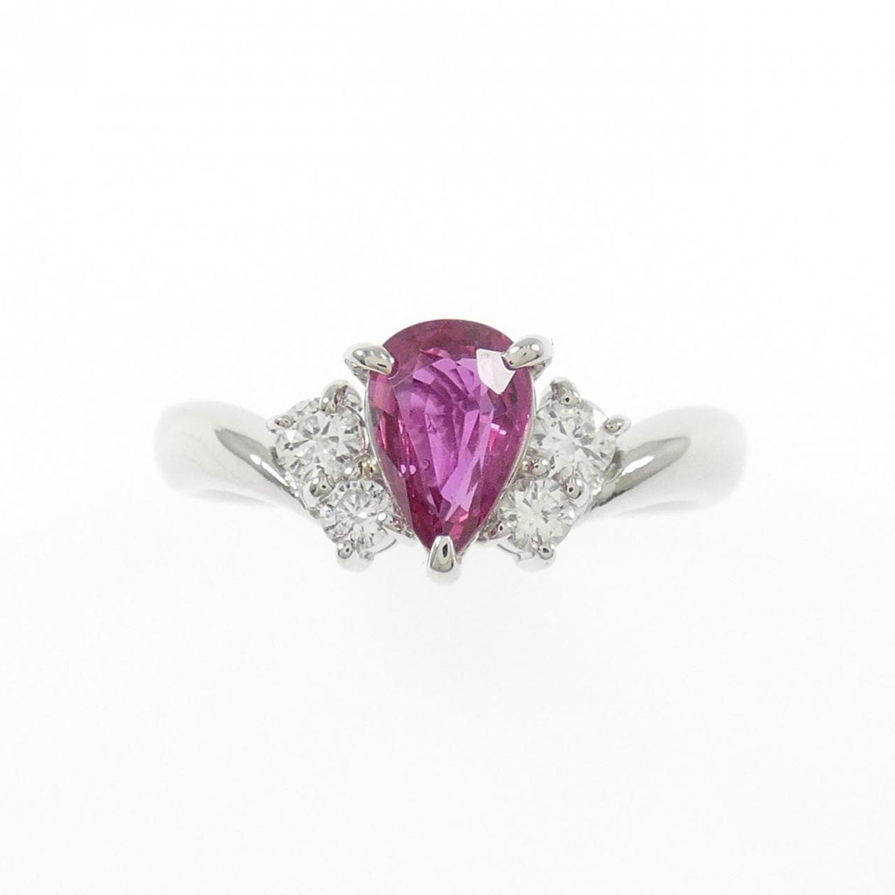 PT900 ルビー リング 0.706CT