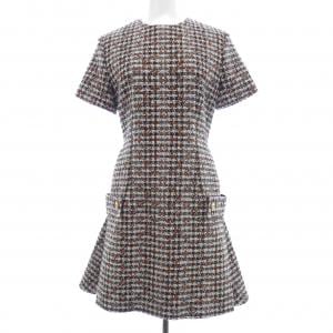 ルイヴィトン LOUIS VUITTON モノグラムツイードスケータードレス FNDR50JM9 ワンピース