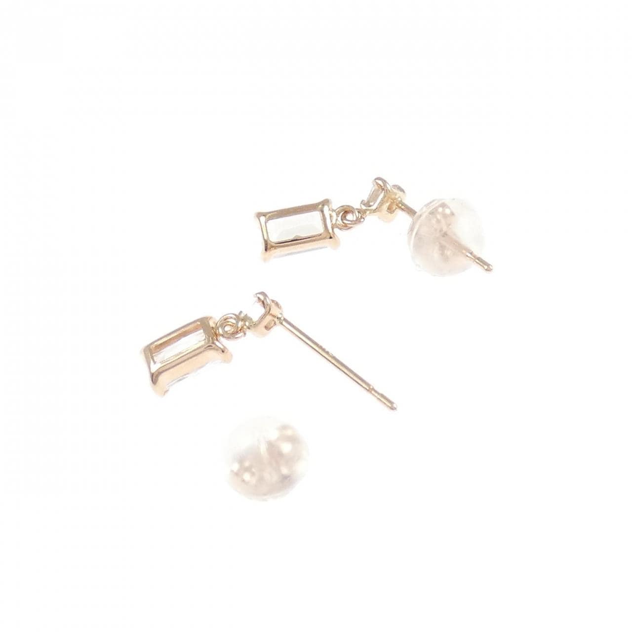 K10PG キュービック ピアス