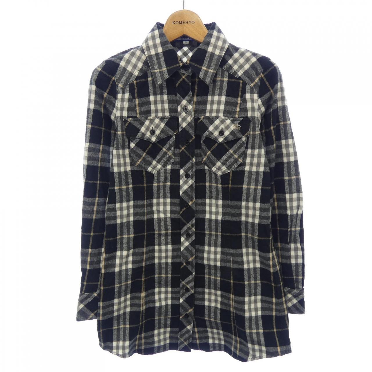 バーバリーブルーレーベル BURBERRY BLUE LABEL S／Sシャツ