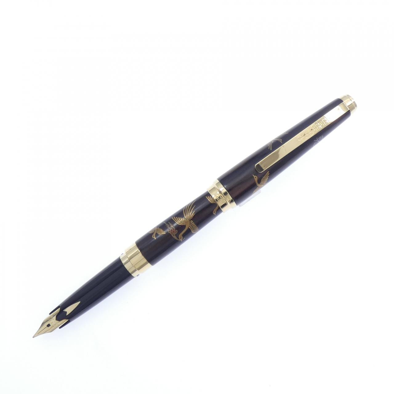 セーラー 加賀蒔絵黒檀古代鳥 万年筆
