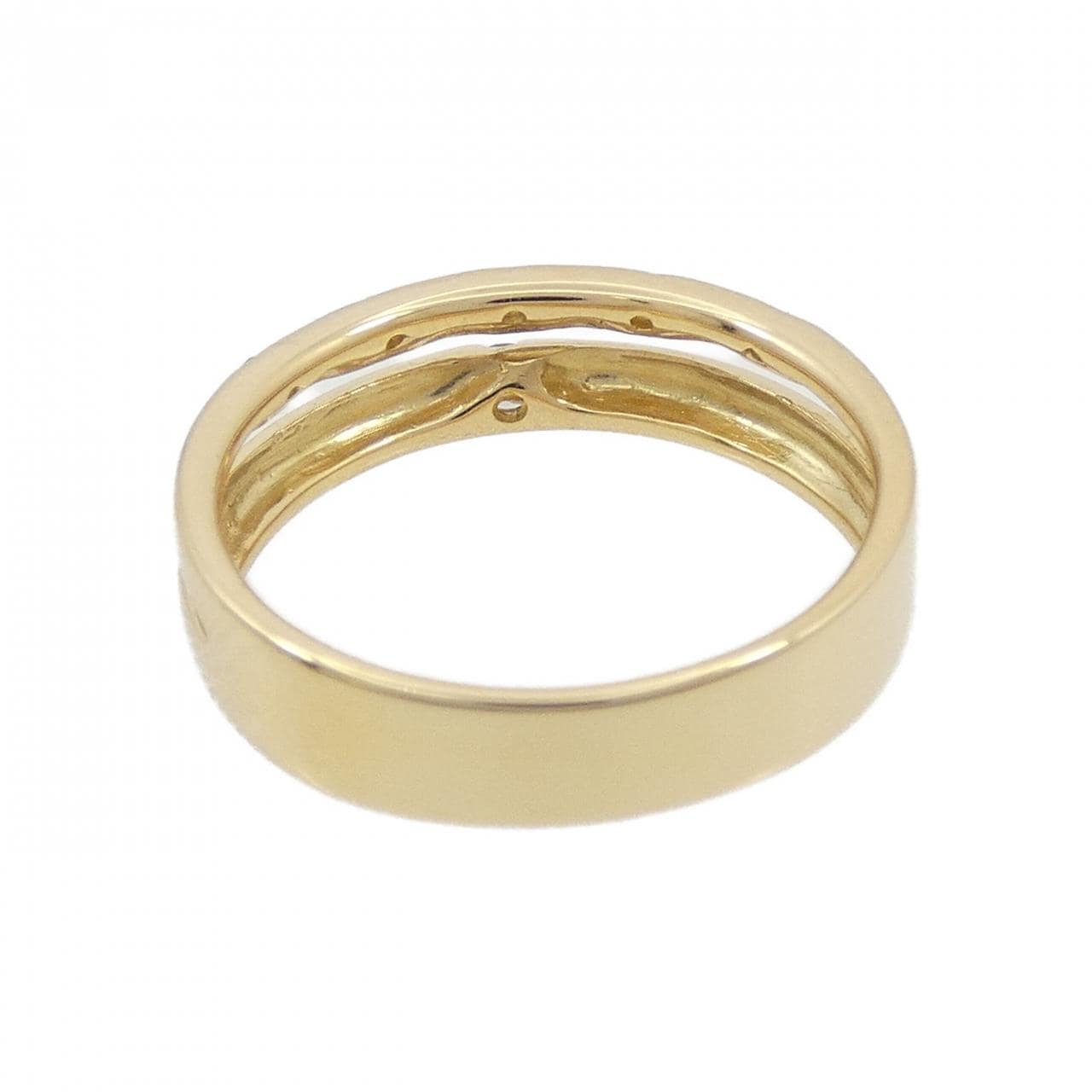 K18YG ダイヤモンド リング 0.12CT