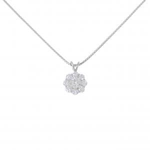 ロイヤル アッシャー フラワー ダイヤモンド ネックレス 0.50CT