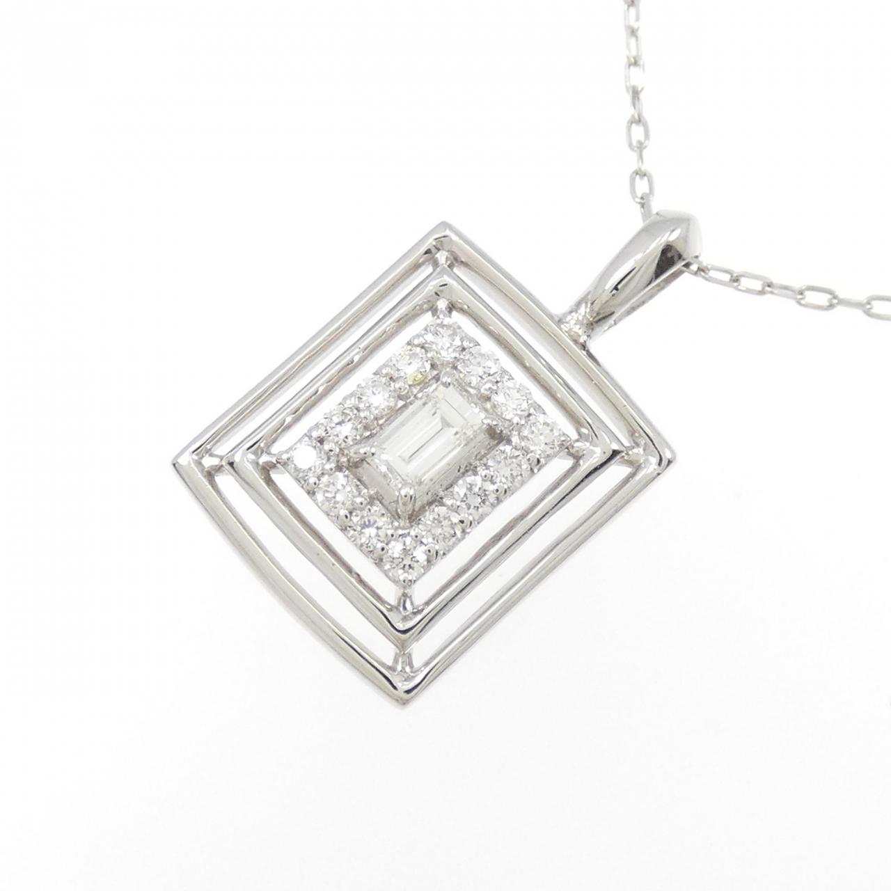 【新品】PT ダイヤモンド ネックレス 0.15CT