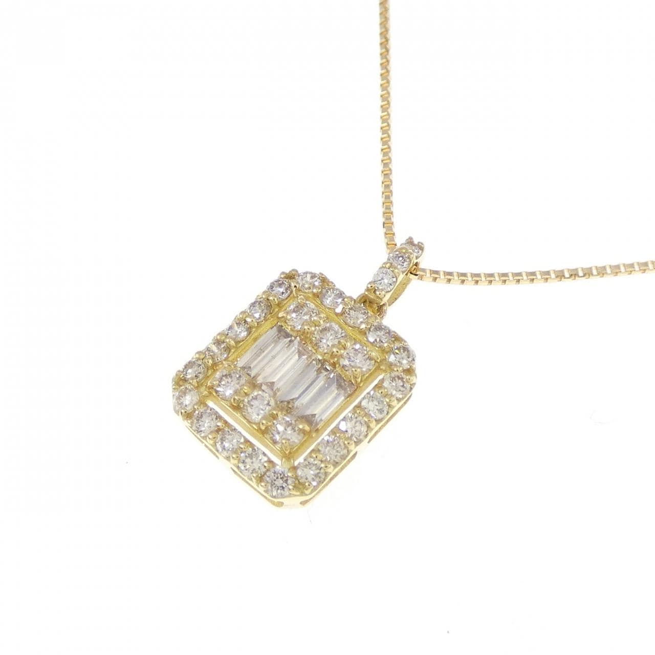 【新品】K18YG ダイヤモンド ネックレス 0.35CT