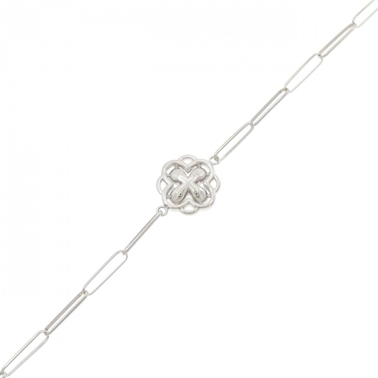 【新品】PT900 フラワー ダイヤモンド ブレスレット 0.30CT