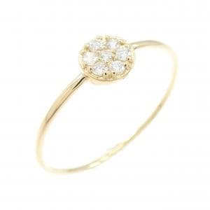 【リメイク】K18YG ダイヤモンド リング 0.10CT