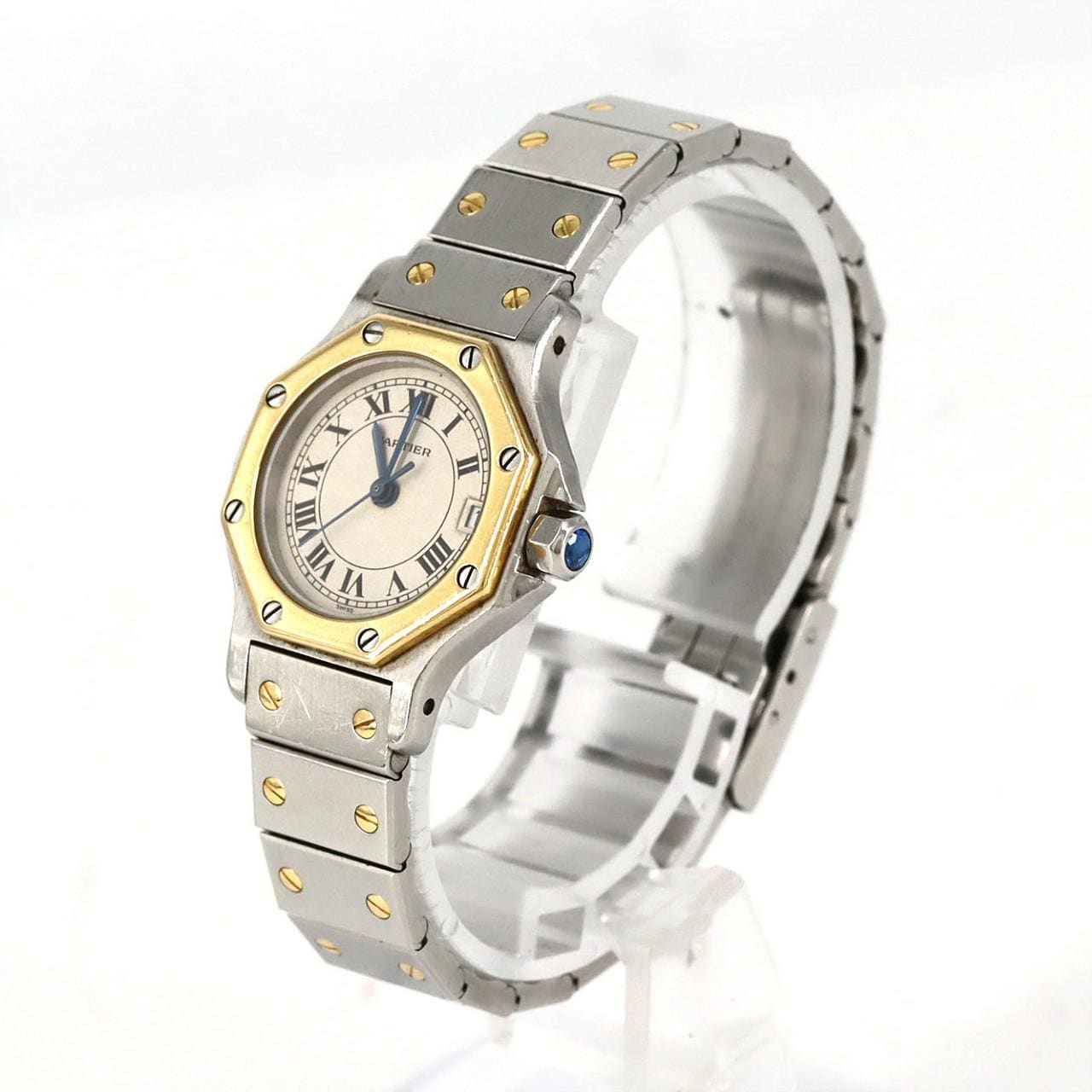 【ノーメンテナンス特価】カルティエ サントスオクタゴンSM コンビ W2001683 SSxYG クォーツ