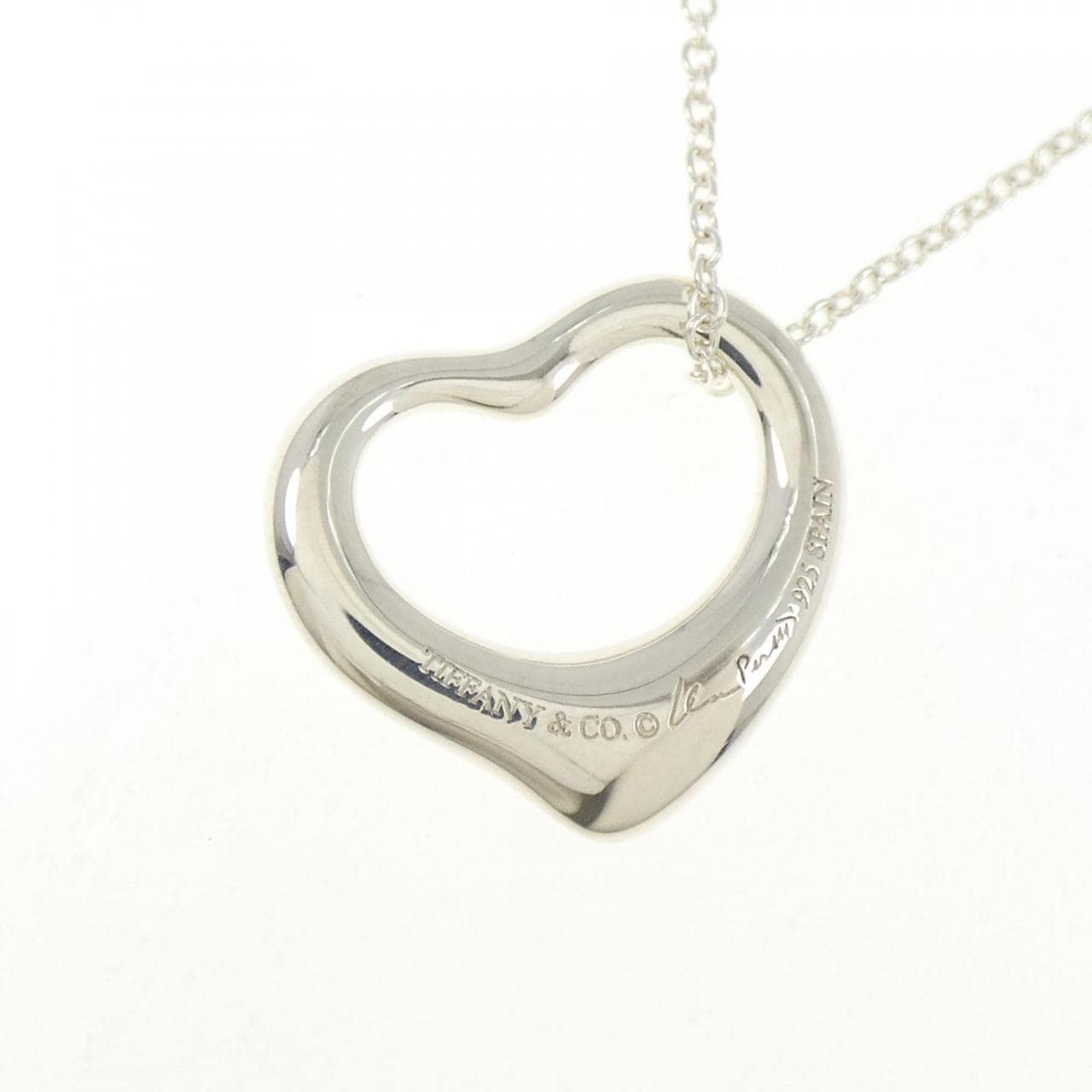 ティファニー オープンハート ネックレス