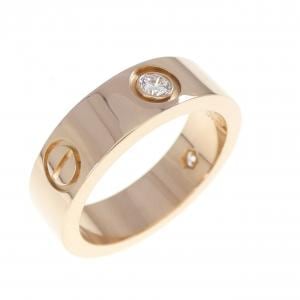 カルティエ ラブ ハーフダイヤ リング