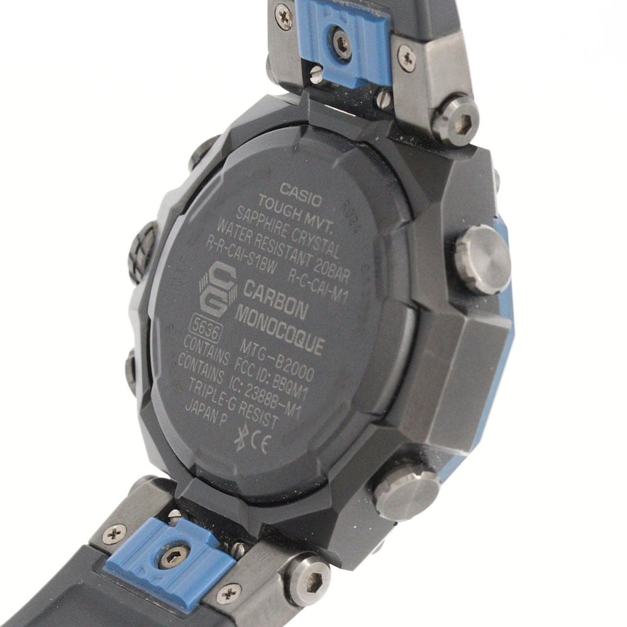 カシオ G-SHOCK･MTG 電波時計 MTG-B2000B-1A2JF SS ソーラークォーツ