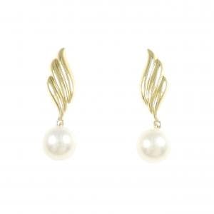 K18YG アコヤパール ピアス 7.3mm