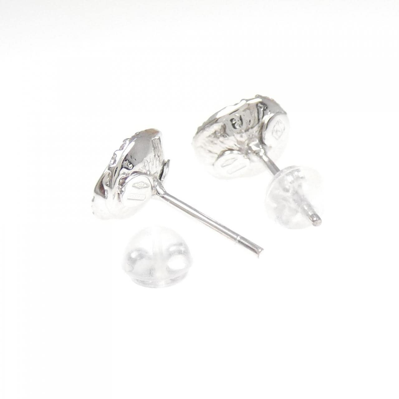 750WG/K18WG Rose Diamond Earrings