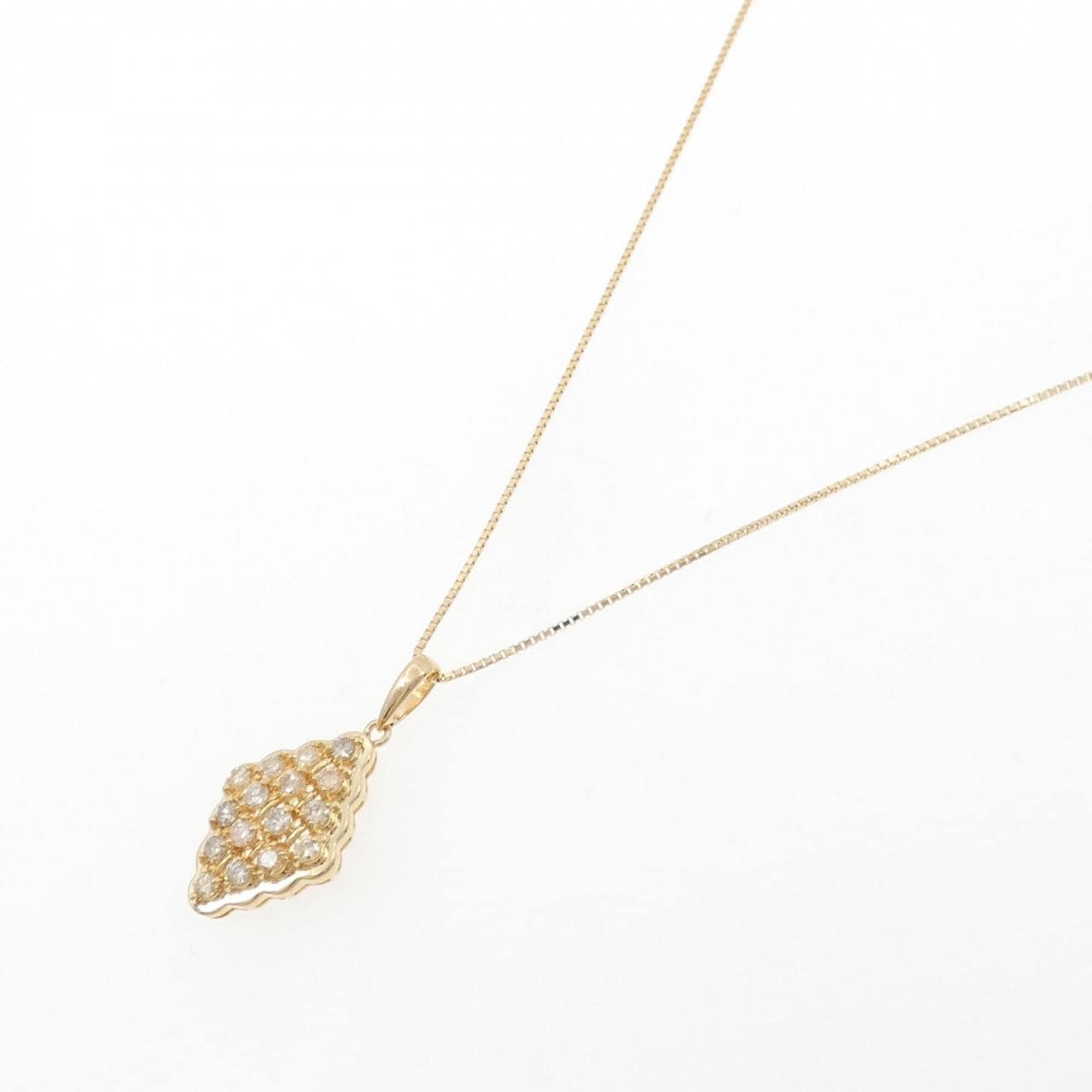 K18YG ダイヤモンド ネックレス 0.50CT