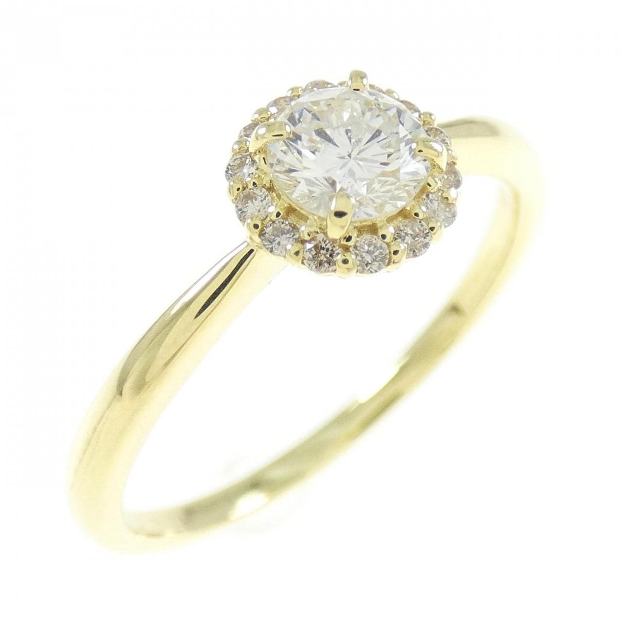 [新品] K18YG鑽石戒指 0.324CT G SI2 品質優良