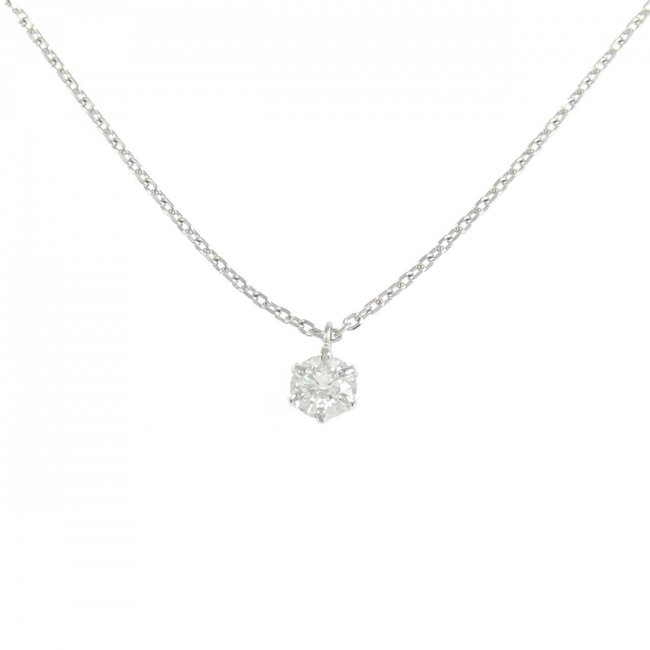 PT850 ダイヤモンド ネックレス 0.367CT D VS2 EXT
