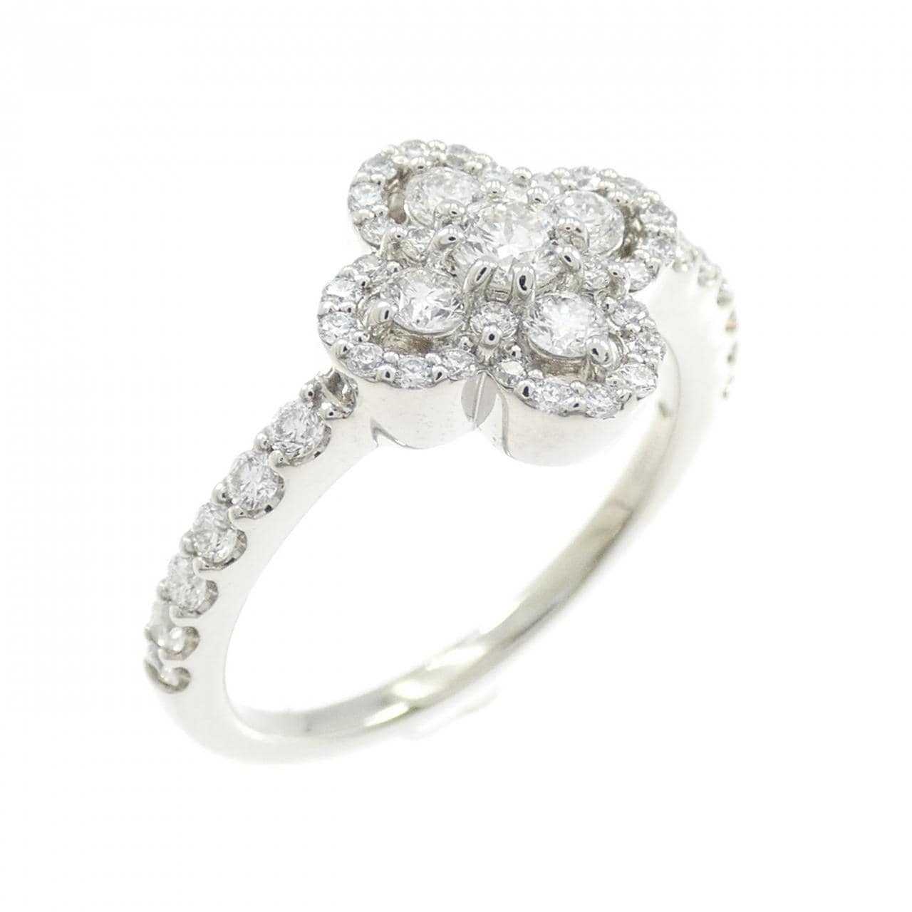 ポンテヴェキオ フラワー ダイヤモンド リング 0.45CT