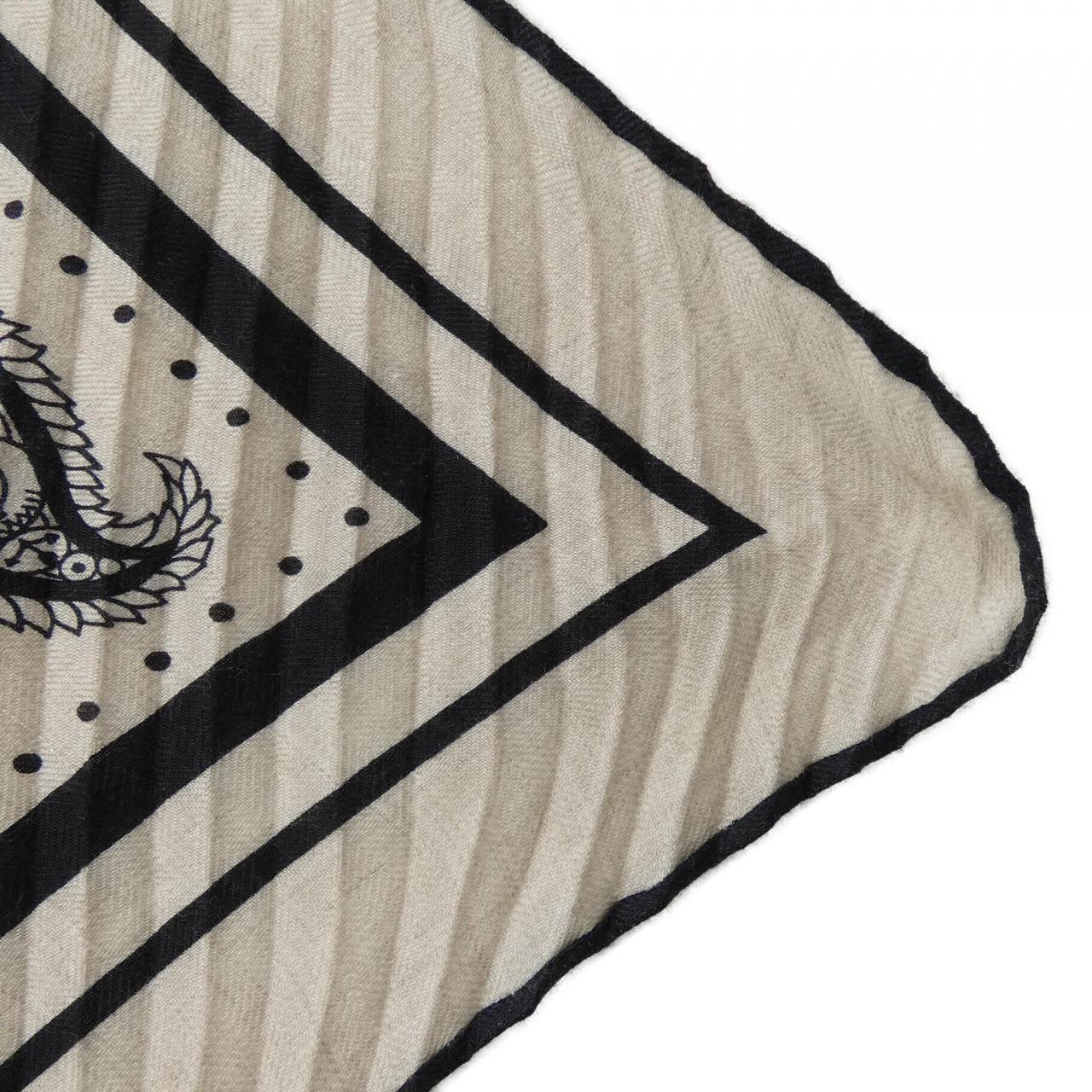 エルメス HERMES TATOUAGES MARINS BANDANA PLEATS H783374S カレジェアンプリーツ140 ショール