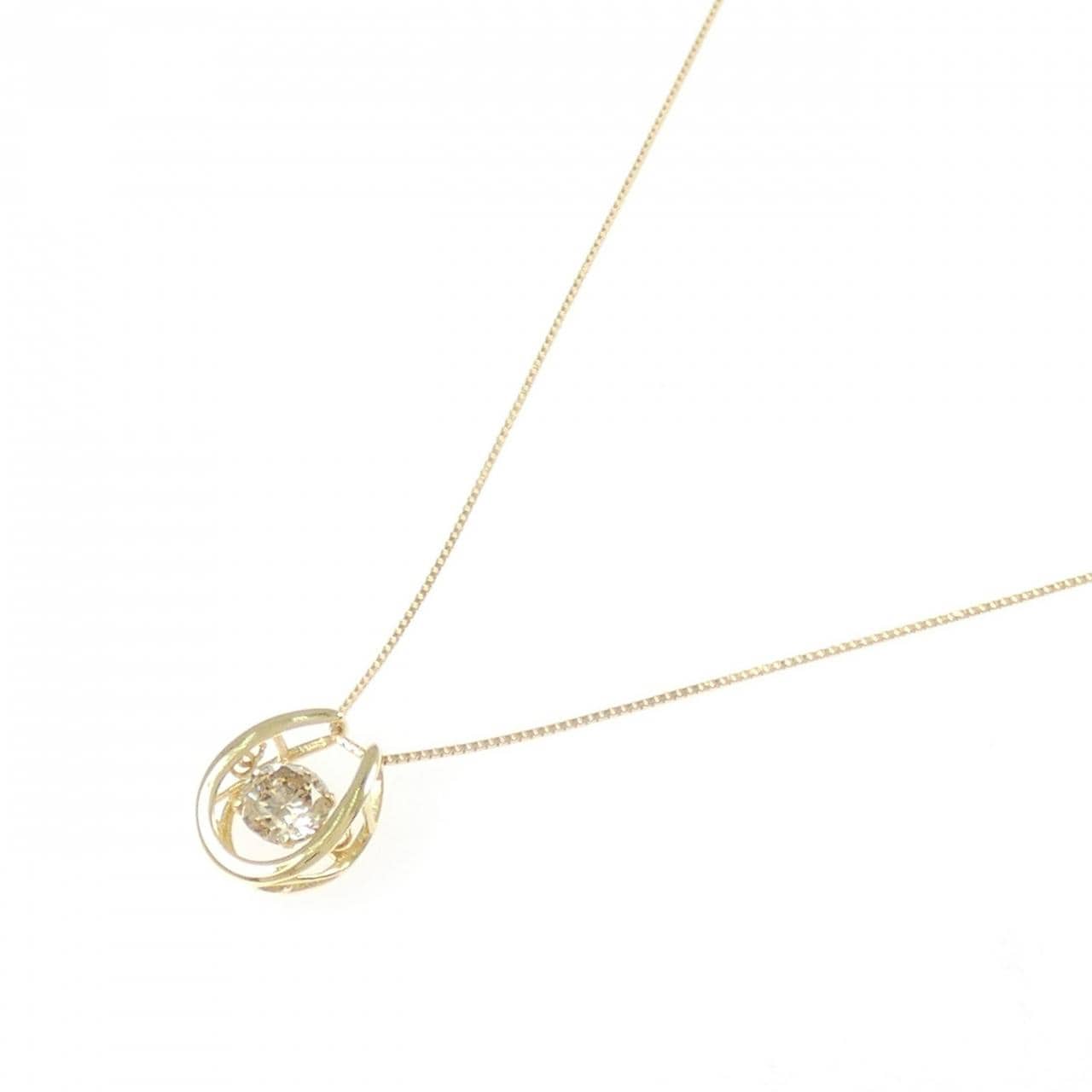 K18YG ダイヤモンド ネックレス 0.50CT