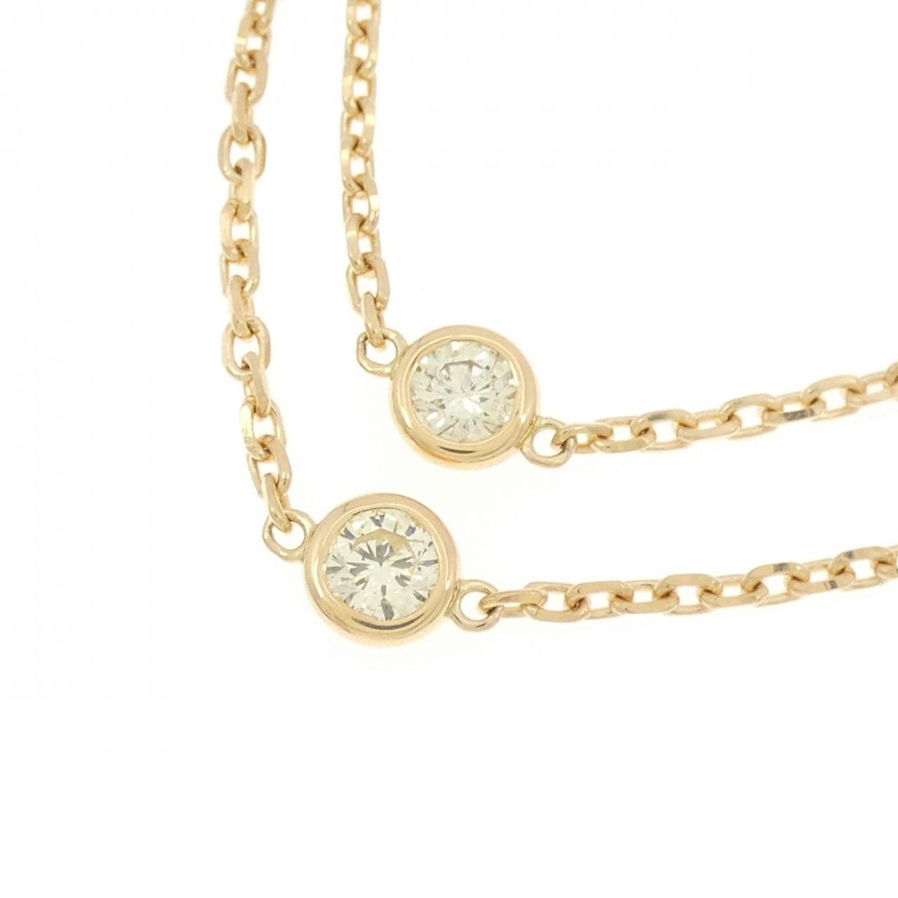 K18YG ダイヤモンド ネックレス 2.03CT