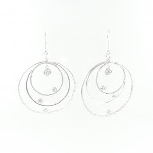 18KWG ダイヤモンド ピアス 0.24CT