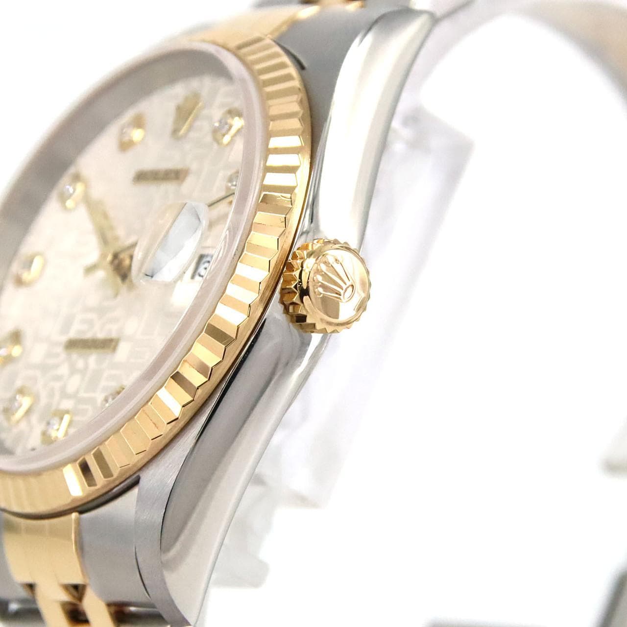 ロレックス デイトジャスト 16233G SSxYG 自動巻 K番