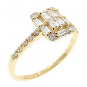 【新品】K18YG ダイヤモンド リング 0.50CT