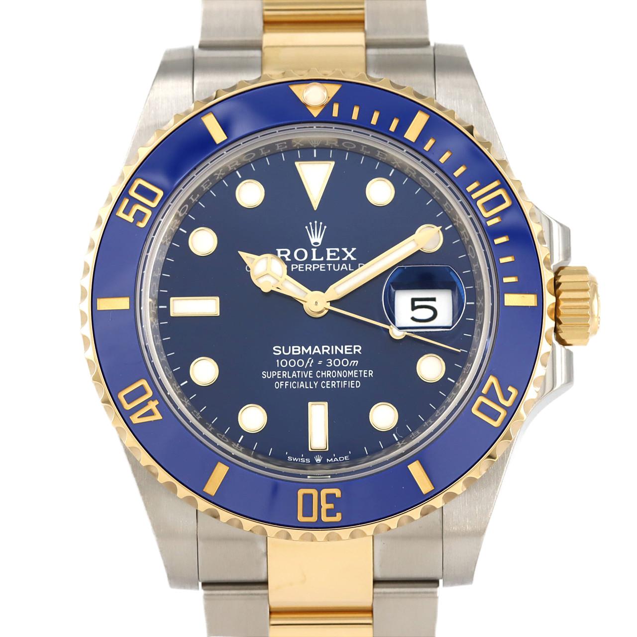 ROLEX Submariner Date 126613LB SSxYG Automatic Random Number