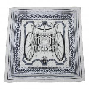 エルメス HERMES LES ROUES DE PHAETON BANDANA H244170S カレジェアン140 ショール