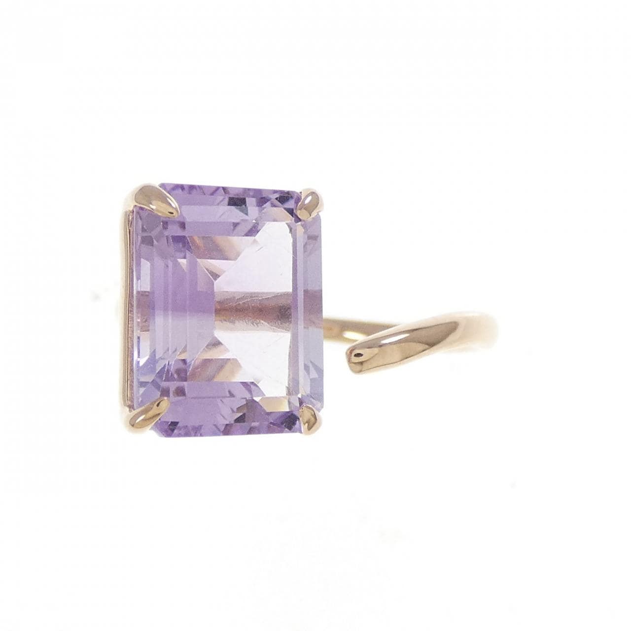 K18PG アメジスト リング 2.93CT