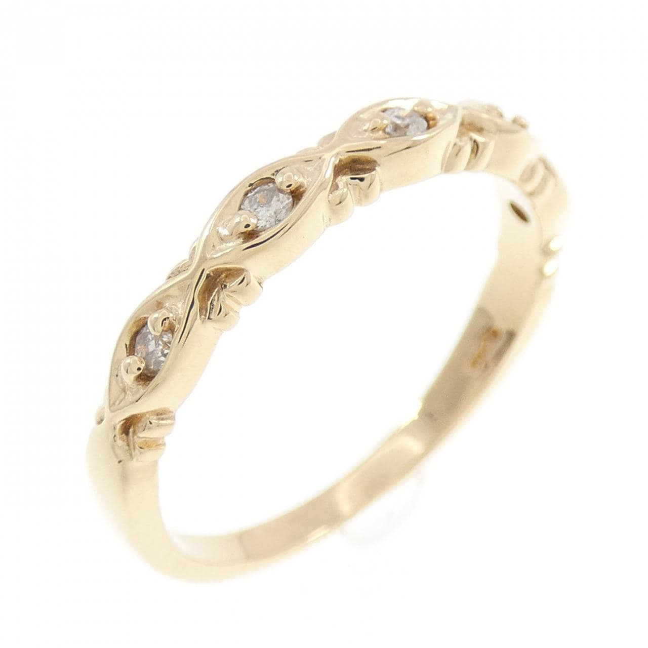 アガット ダイヤモンド リング 0.07CT