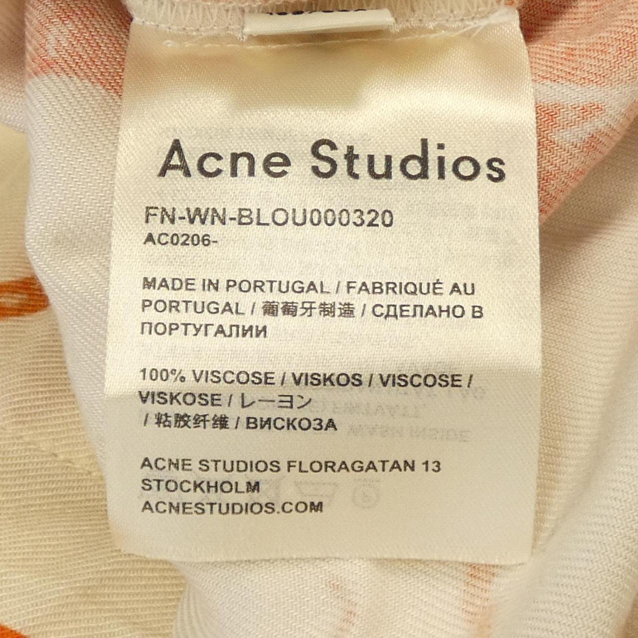 アクネストゥディオズ ACNE STUDIOS S／Sシャツ
