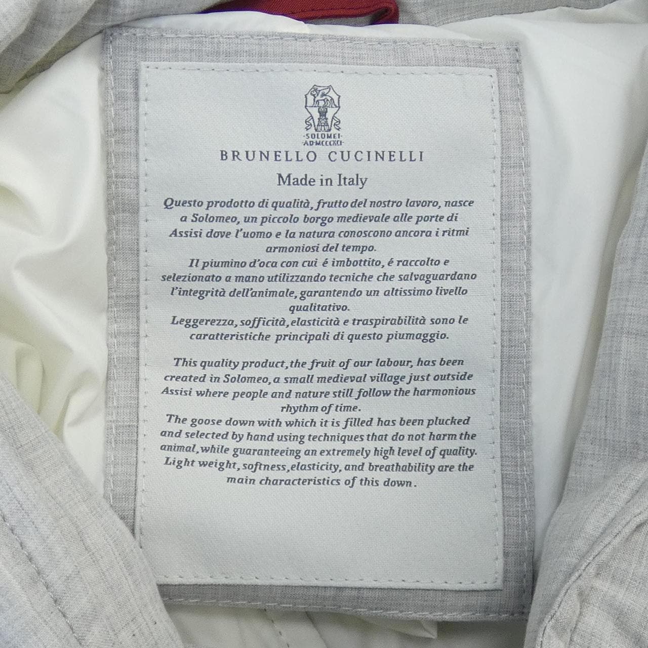 ブルネロクチネリ BRUNELLO CUCINELLI ダウンベスト