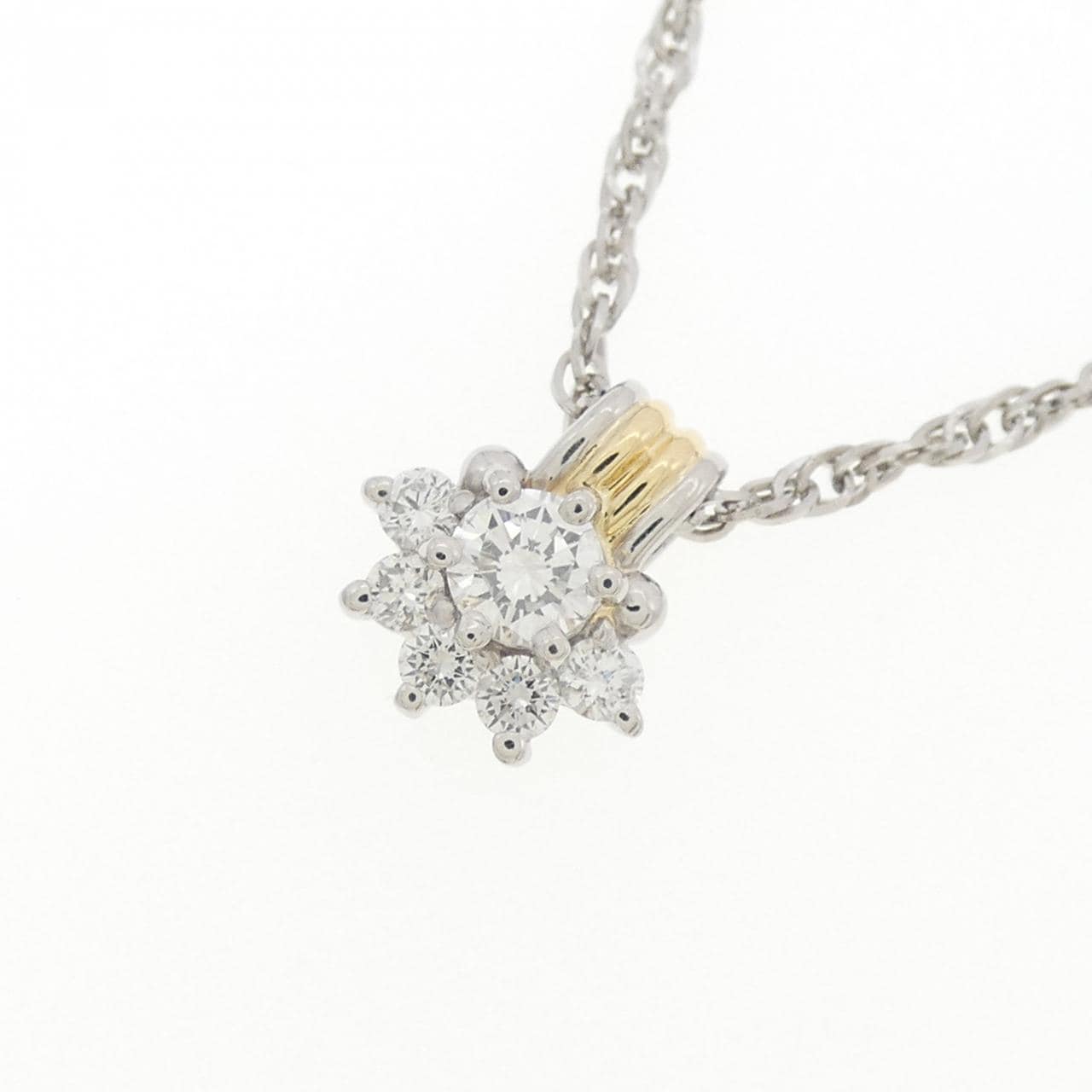 クレサンベール ダイヤモンド ネックレス 0.15CT